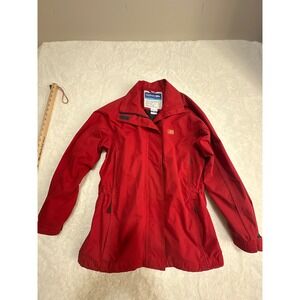Trespass Red Microfibre Waterproof Windproof Jacket Size S